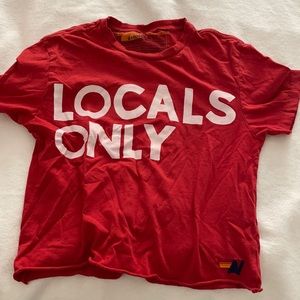 Aviator nation locals only tee shirt